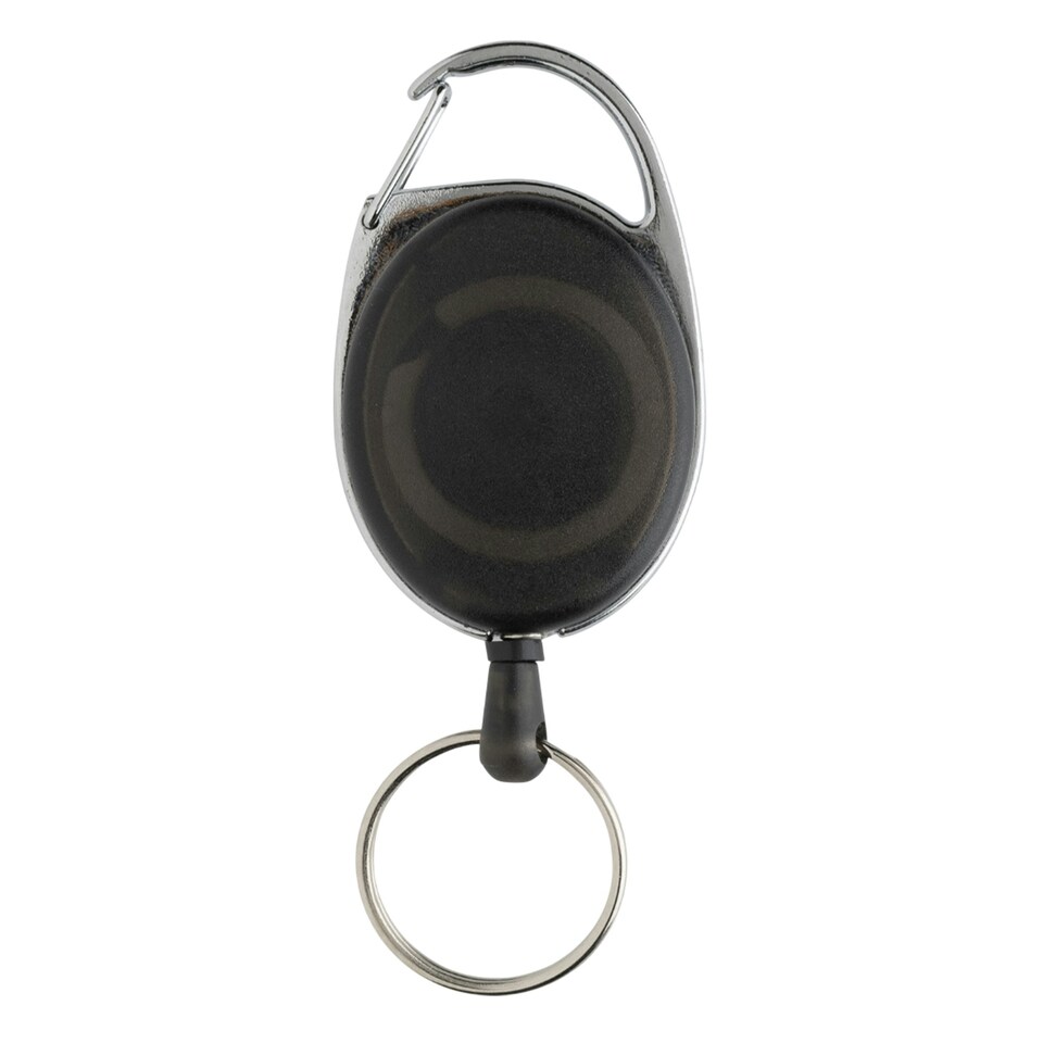 image 1 of XD Collection Recycled ABS Plastic Keyring - Black - One Size