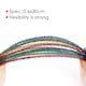image 3 of Pack of 100 Assorted Glitter Chenille Stem Pipe Cleaners 0.6 x 30cm