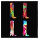 image 2 of Geometric boots (Picutre Frame) White | S