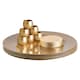 image 1 of Argon Tableware 18 Piece Metallic Charger Plates Set - Gold