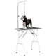 image 6 of PawHut Foldable Dog Grooming Table Adjustable Arm for Small Dogs 81x49x80 cm