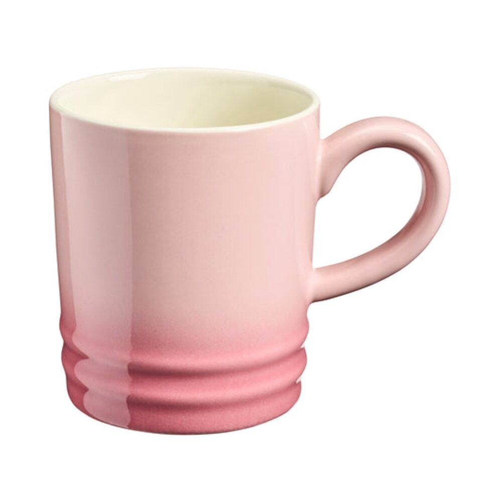 image 1 of Cooks Professional 4 Piece Mug Set - Durable Dishwasher Safe Stoneware - 350ml | Pink | Pink