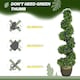 image 5 of HOMCOM Set of 2 Decorative Artificial Plants with Lavender and Pot, 115cm 