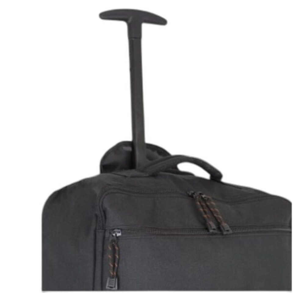 image 1 of Telescopic Handle Carry-On Bags - Black