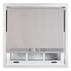 image 1 of FURNISHED Blackout Roller Blind with Silver Glitter Trim and Grey Bow Trimmable Window Shade | Grey | Grey | (W) 65cm x (L) 165cm