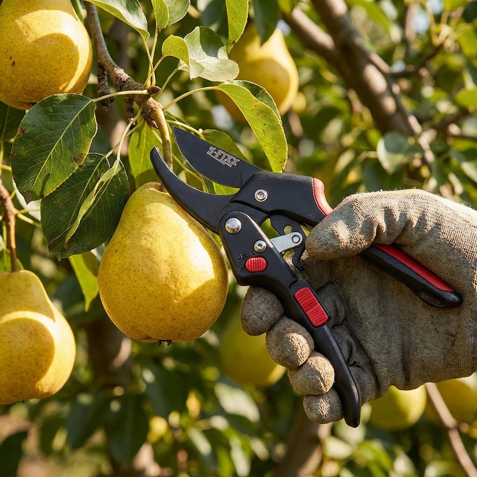 image 1 of S-FIXX Heavy-Duty 2-in-1 Ratchet Secateurs, Bypass Secateurs & Garden Pruning Shears