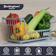 image 5 of Buckingham Multi-Purpose Stackable Storage Organising Basket 30.5 x 16 x 15 cm Light Grey