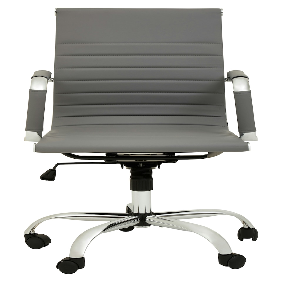image 1 of Interiors by Premier Brent Grey Low Back Home Office Chair