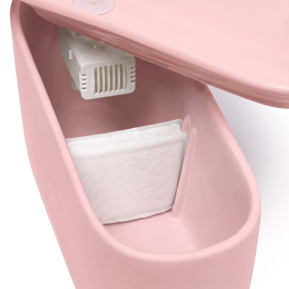 image 1 of Cat Mate Ceramic Pet Water Fountain 800ml Pink
