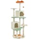 image 1 of Yaheetech 164 cm Cat Paw-Shaped Play Tower Beige
