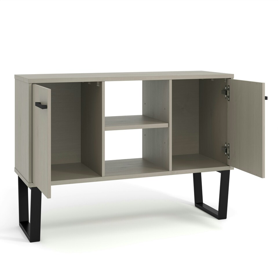 image 1 of Core Products Texas, 2 Door Flat Screen TV Unit H57cm x W114.5cm x D39.5cm Brown