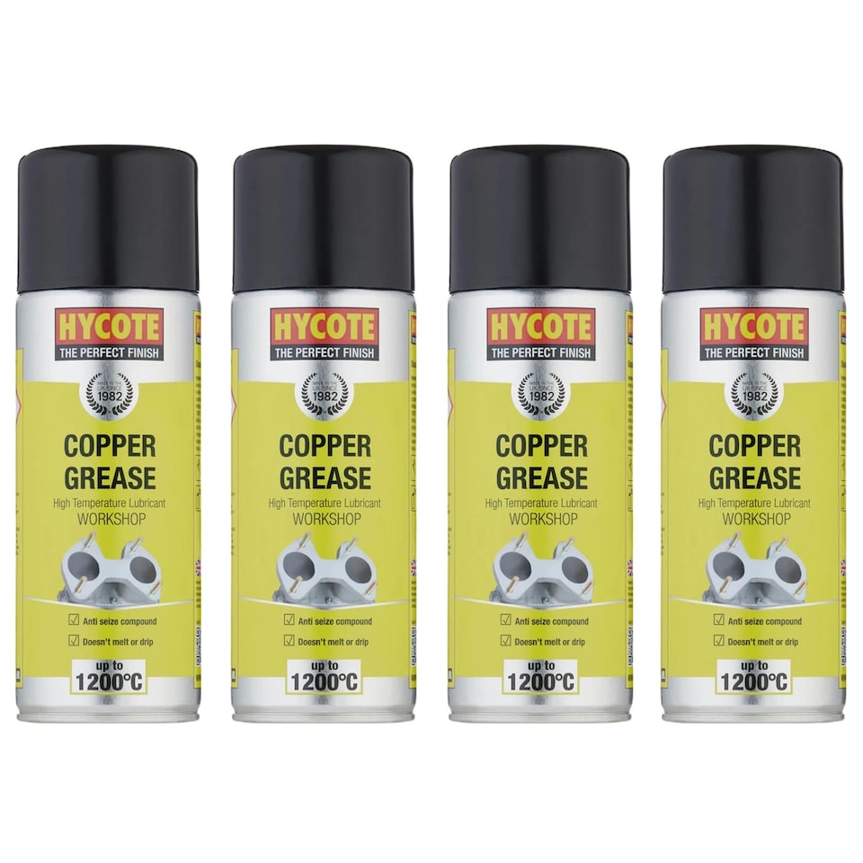 image 1 of Hycote Workshop Copper Grease High Temperature Lubricant - 1.6 Litres 400ml x4