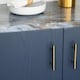 image 3 of Sticky Back Plastic Romeo Gold Marble Effect Kitchen Self-adhesive Vinyl Wrap for Cupboards, Doors and Worktops 67.5cm x 2m - d-c-fix