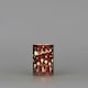 image 2 of 12cm Christmas Decorated Vase Led Red Glass Vase / Deer