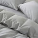 image 6 of Touch Of Linen - Ice Blue - Duvet Cover Set (Includes 2 Pillowcases - 1 For Single) Blue | Ice Blue | Super King