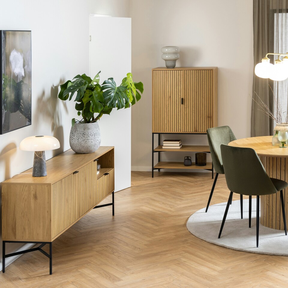 image 1 of Jaipur Sideboard with 2 Doors and 1 Drawer in Wild Oak