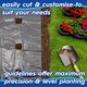 image 3 of Harbour Housewares 110gsm Weed Control Membrane Set with Pegs & Plates - 2m x 50m (5 Rolls) | Black | Black