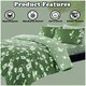 image 7 of VELVETIO Birdie Blossom Printed Duvet Cover Set Reversible Polycotton Beddings Pink | Single