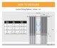 image 4 of Wold Ring Top Lined Curtains - 229cm x 274cm - Orange