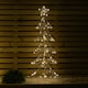 image 5 of Set of 4 80cm Light up Christmas Tree Path Lights with 400 Warm White LEDs
