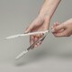 image 5 of Zeal Silicone Mini Tongs, 20cm, French Grey