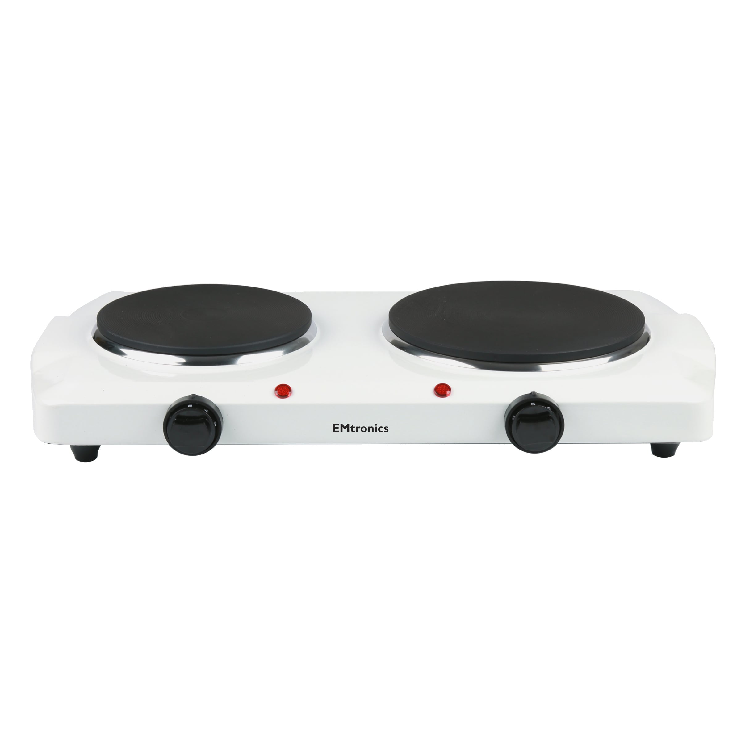 EMtronics 1500W Single Portable Hob - White