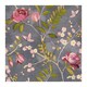 image 1 of Grandeco Lola Floral Wallpaper - Charcoal/Pink - 10m x 53cm