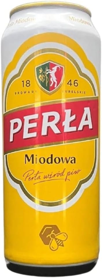 image 1 of Perla Miodowa Honey Polish Beer 24 x 500ml cans
