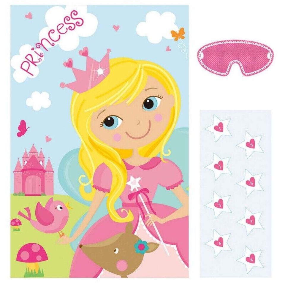 Amscan Woodland Princess Party Game Set - Multicoloured - One Size