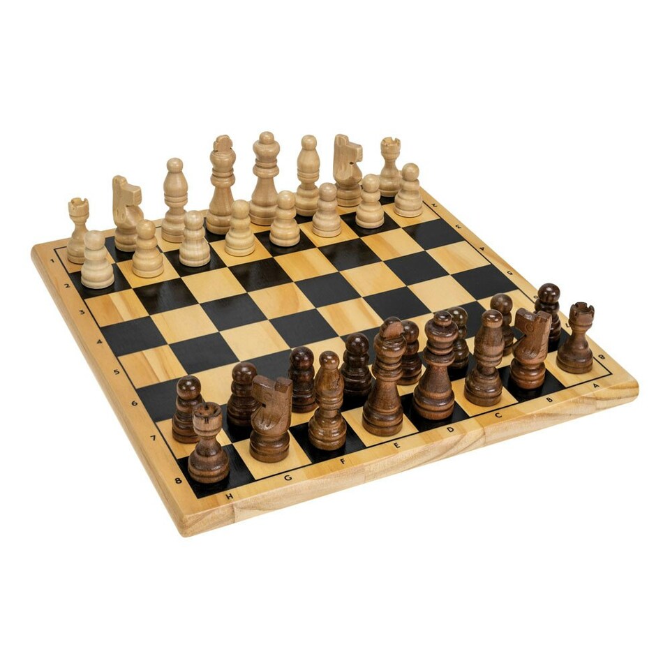image 1 of TACTIC GAMES Rustic Collection: Chess (40218)
