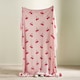 image 3 of Catherine Lansfield Disco Cherries Cosy Fleece 200x240cm Oversized Blanket Throw Pink Pink