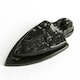 image 2 of Hammer & Tongs Arrowhead Escutcheon Plate with Cover - W30mm x H55mm - Black