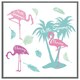 image 3 of Palm & flamingo (Picture Frame) Brown | XS