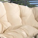 image 3 of OHS Santorini 5 Seater Corner Sofa Table Set Garden Patio Furniture | Cream | Natural | Five Plus Seater