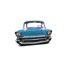 Blue Cadillac Car Child Size Lifesize Cardboard Cutout - 105cm