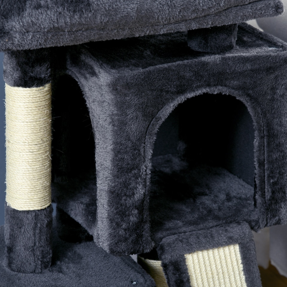 image 1 of PawHut Cat Tree 81cm Indoor Cat Scratching Post Kitten Tower