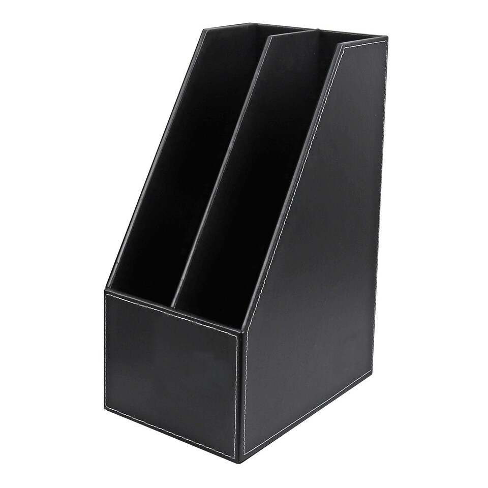 image 1 of PVC Black Desktop Organizer 19 x 27 x 34cm