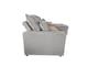 image 4 of Lucca 3 Seater Storage Sofa in Grey or Silver | Silver | One Size