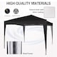 image 5 of MCC Direct 2X2 Pop up Black Gazebo | Black | Black