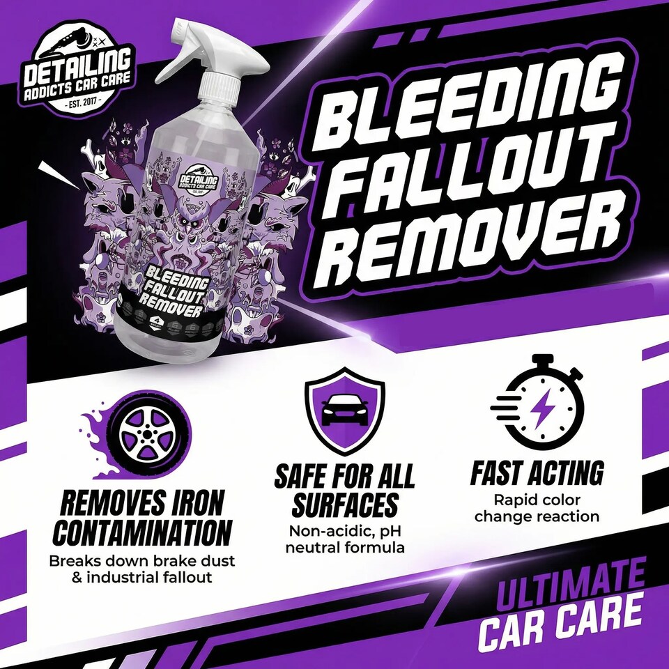 image 1 of Detailing Addicts Bleeding Fallout Remover 5L