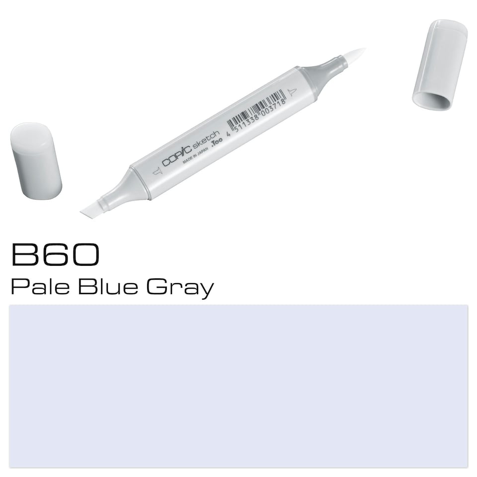 image 1 of Copic Sketch Marker, Pale Blue Gray, Single Pen