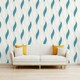image 2 of Direct Wallpapers Wave Textured Wallpaper - Turquoise/White/Silver - 10m x 53cm Green