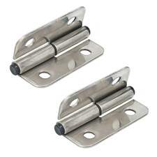 Stainless Steel Lift Off Leaf Hinge Right 76x100mm Heavy Duty Door Hatch 2PK Silver
