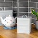 image 6 of Harbour Housewares Vintage Metal Kitchen Biscuit Tin - Grey