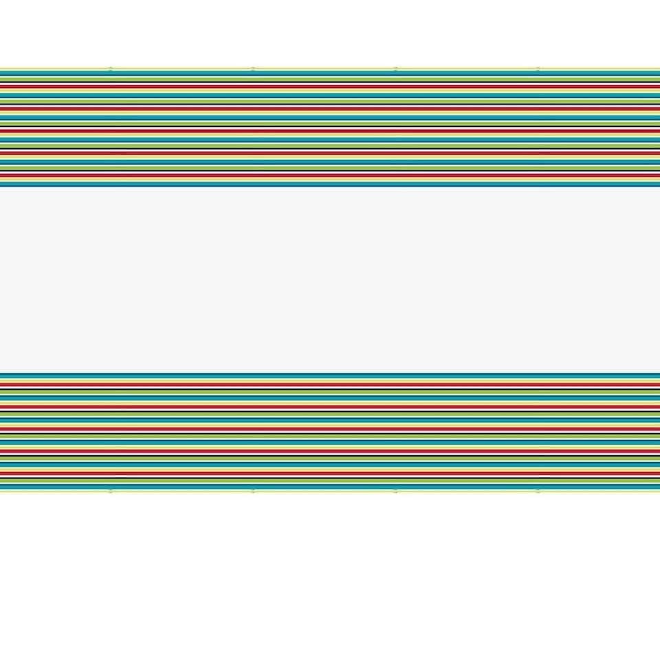 Unique Party Peppy Theme Plastic Rectangular Party Table Cover - Multicoloured - One Size