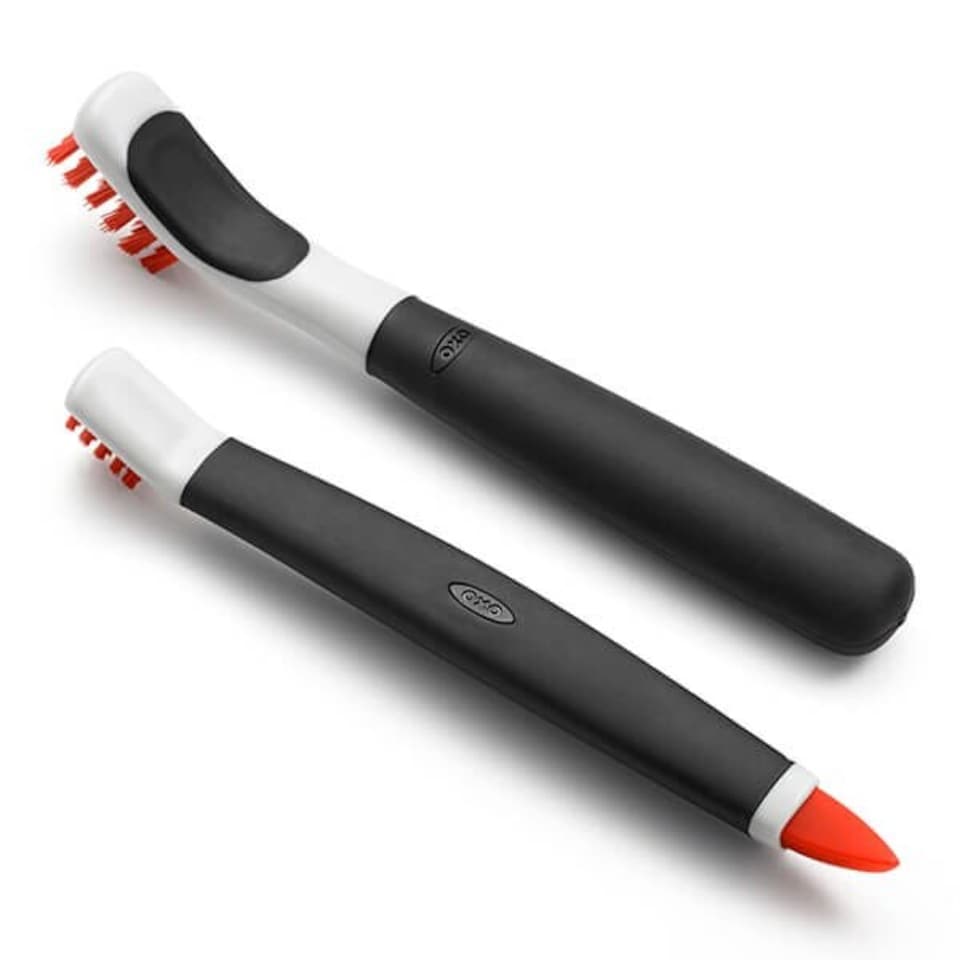 image 1 of OXO Good Grips Orange Deep Clean Brush Set