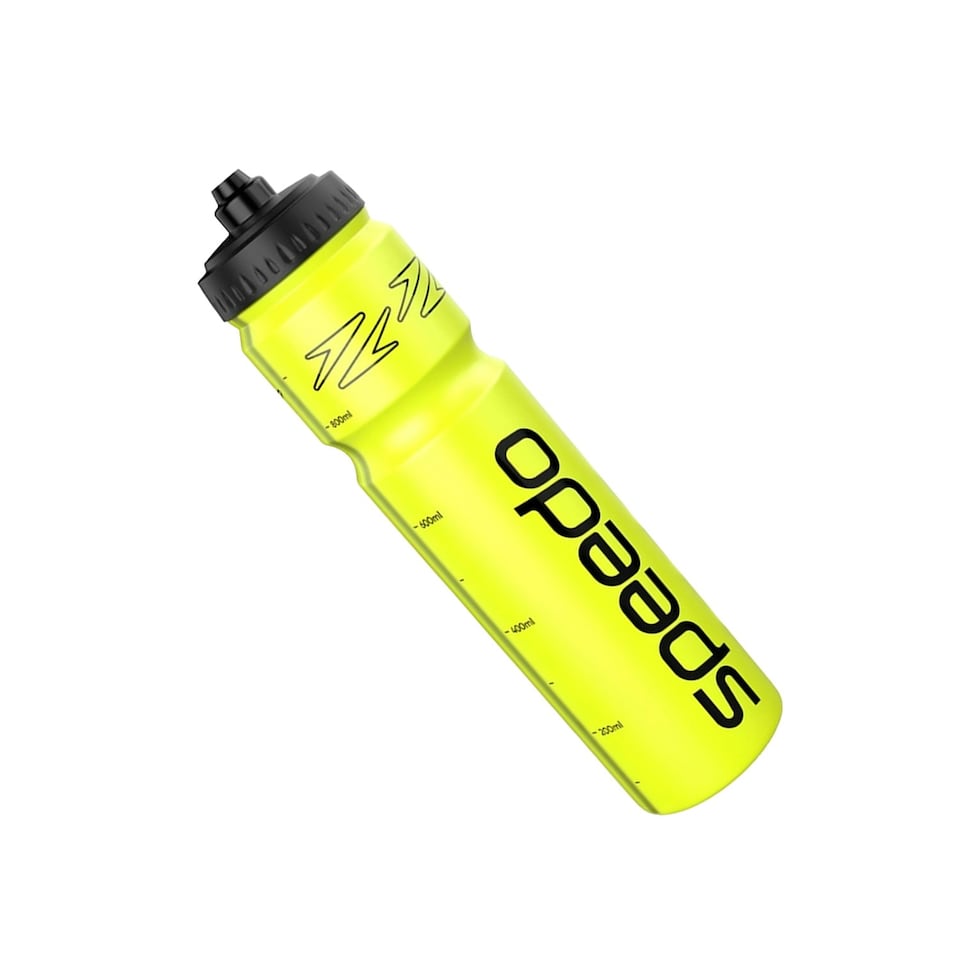 image 1 of Speedo Logo 1000ml Water Bottle - Yellow/White - 1L Yellow | One Size