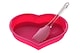 image 1 of Heart Silicone Mould and Spatula Baking Set