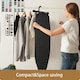 image 3 of Ironing Board 120 x 40cm Ironing Board Table Folding Metal Iron,Lightweight Iron Board Rack Foldable Non Slip Adjustable Height