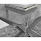 image 2 of Furniturebox Lira Grey 100cm Extending Dining Table
